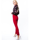 Elegant red trousers MP44422 - Online store - Boutique